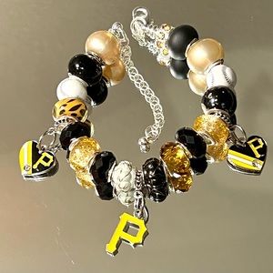 Pittsburgh Pirates Charm Bracelet